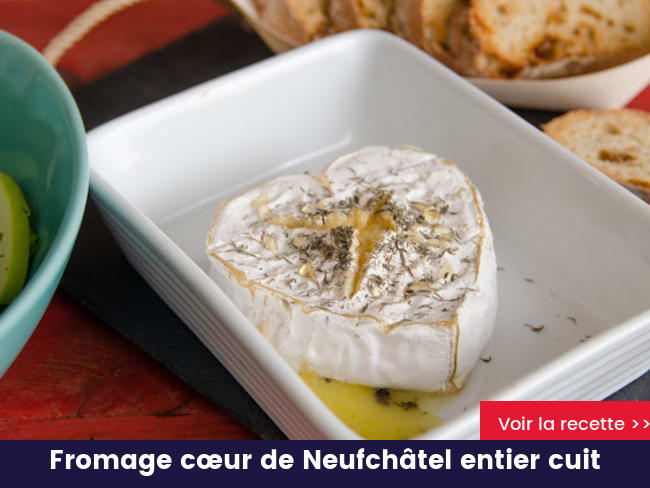 Fromage cœur de Neufchâtel entier cuit